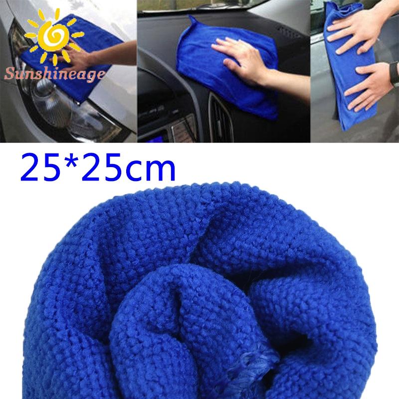 Khăn Lau Đánh Bóng Xe Hơi Chống Trầy Bằng Sợi Microfiber Siêu Mịn 2018