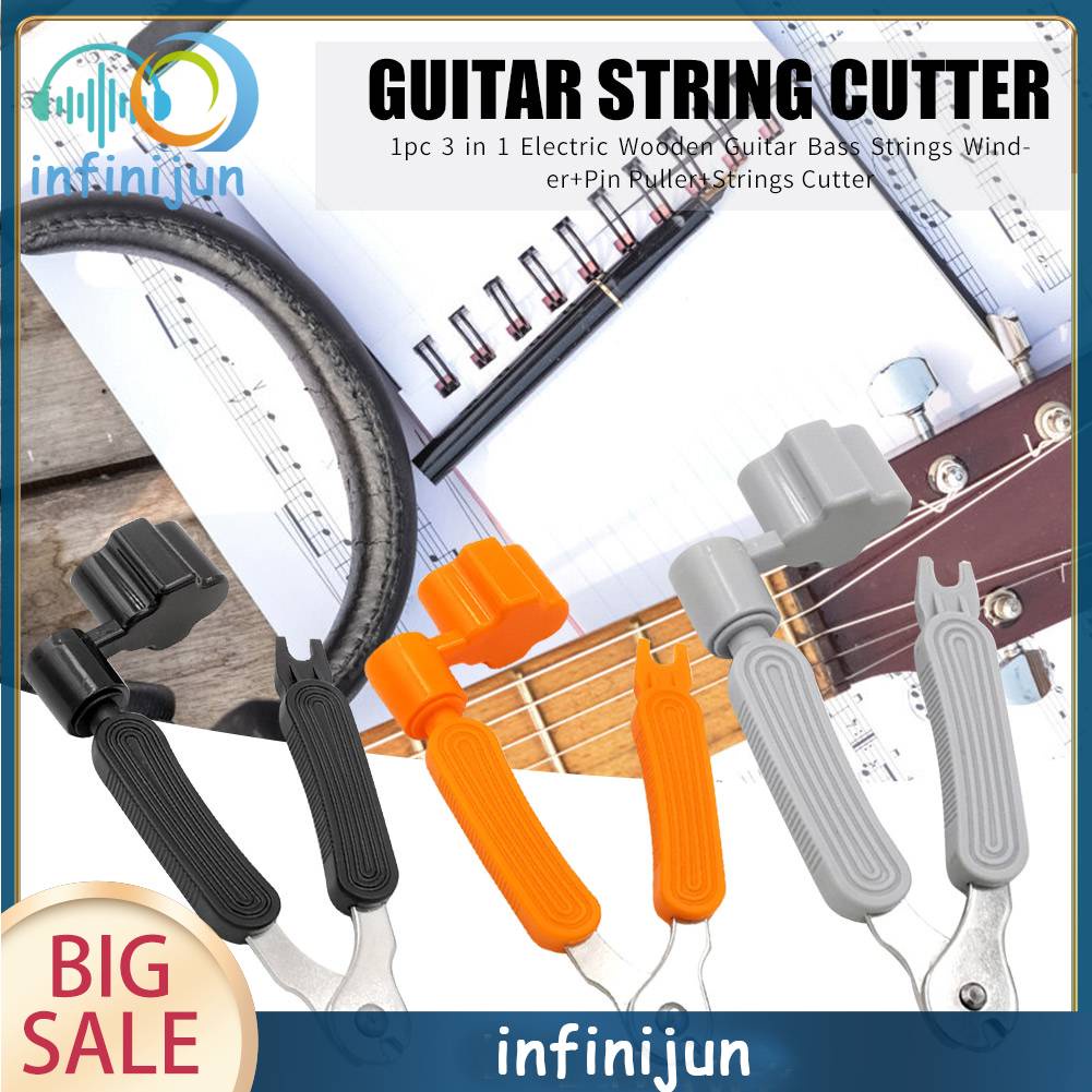 Dụng Cụ Cắt Dây Đàn Guitar Điện Đa Năng 3 Trong 1