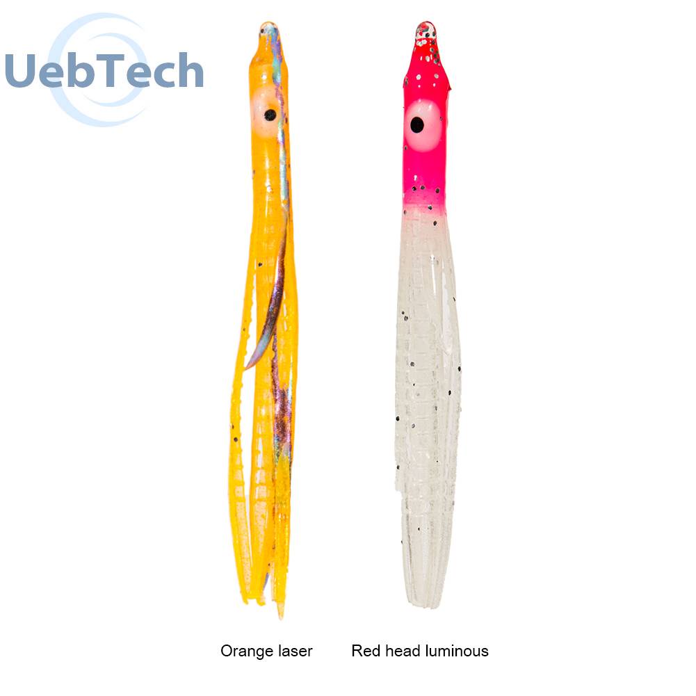 10 Mồi Mực Giả Mềm Phát Sáng Dùng Để Câu Cá