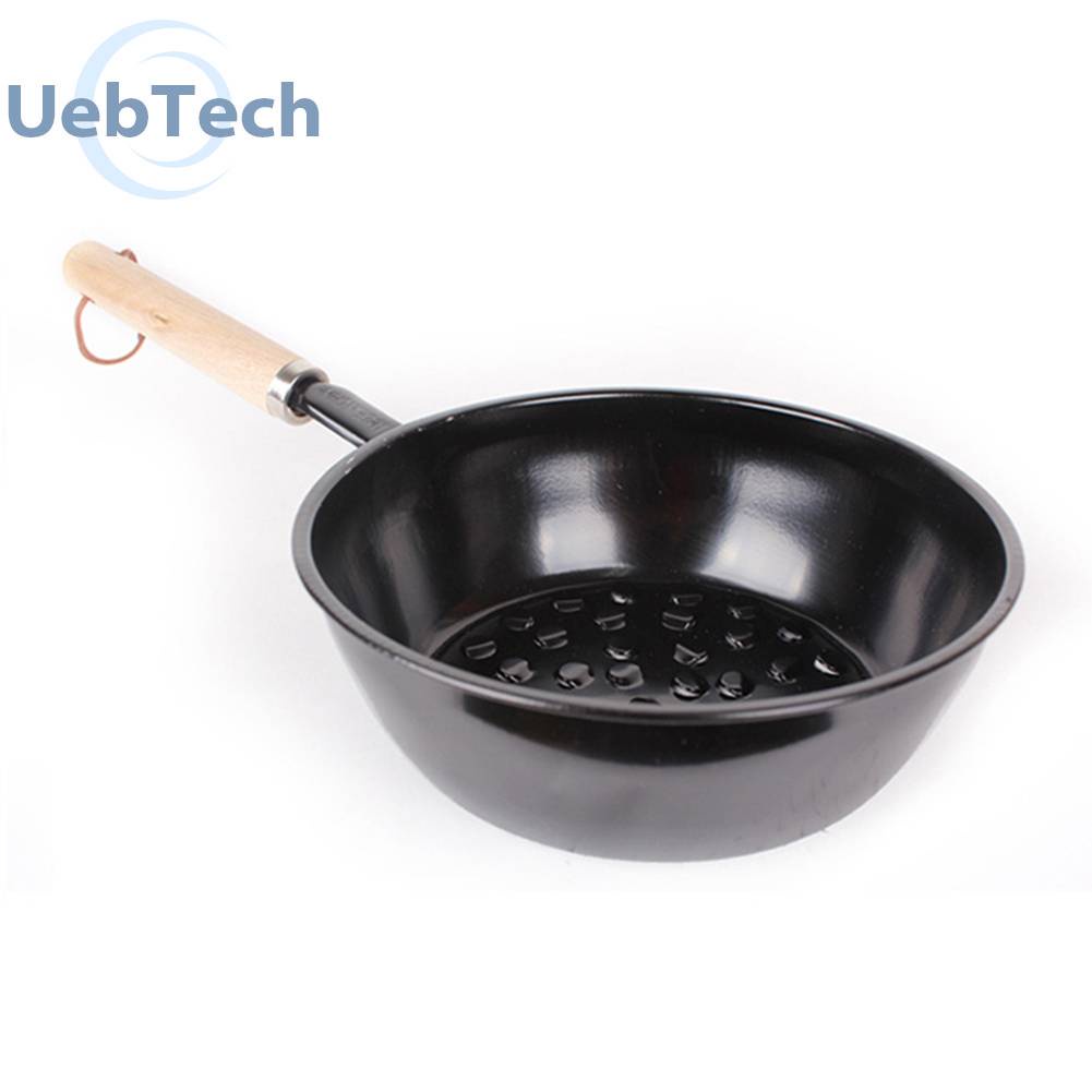 Nồi Nấu Ăn Mini Tay Cầm Bằng Gỗ An Toàn Tiện Dụng Mang Theo Du Lịch Dã Ngoại