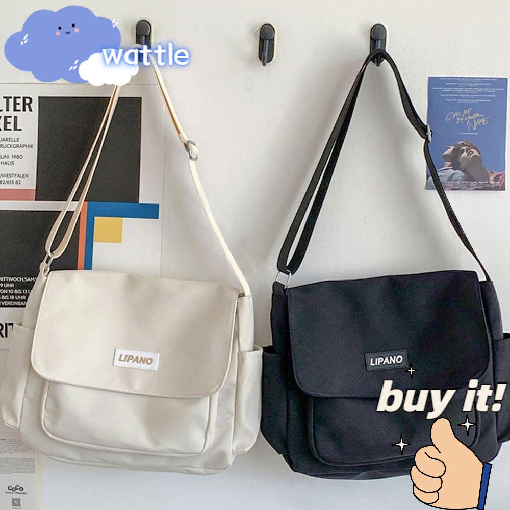 WATTLE Túi Đeo Vai Thời Trang Retro Cá Tính Trẻ Trung