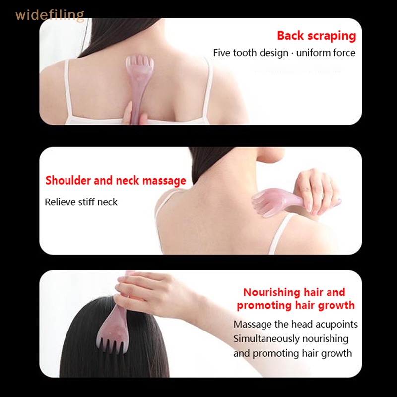 Dụng Cụ Mát Xa Đầu Bằng Nhựa Resin Năm Cánh Tiện Dụng