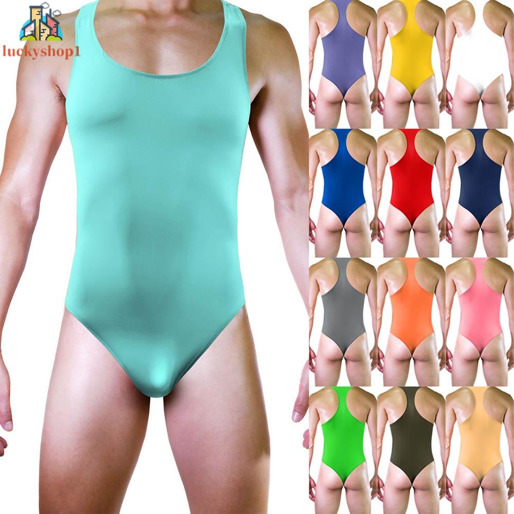 Bodysuit Màu Trơn Thoáng Khí Thoải Mái Cho Nam