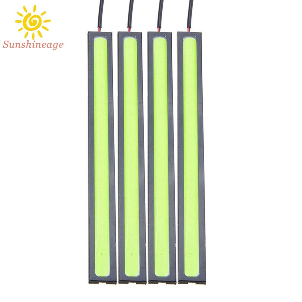 Set 4 Đèn LED COB Vỏ Nhôm 500LM Phá Sương Mù Cho Xe Hơi