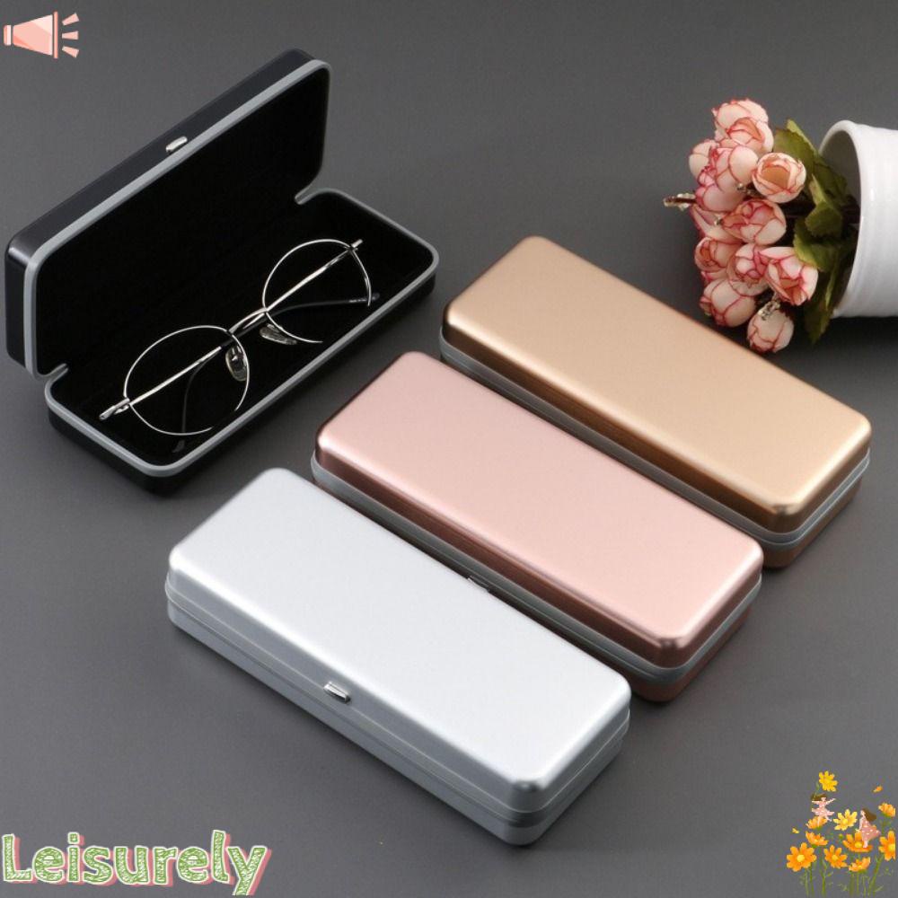 LEILY Hộp Đựng Mắt Kính Bằng Nhôm Siêu Nhẹ