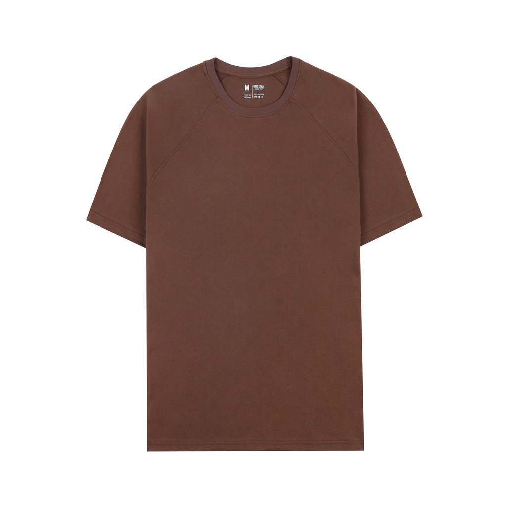 Áo Thun Trơn Raglan Chất Liệu Cotton Thoáng Mát