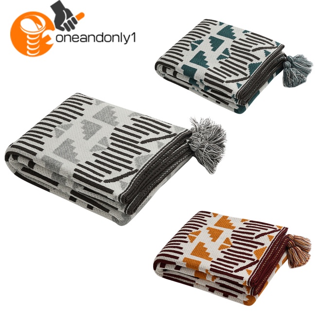 [COD] Chăn Bông Boho Siêu Mềm Mại Thân Thiện Với Da Thoáng Khí Phối Tua Rua Trang Trí Nhà Cửa