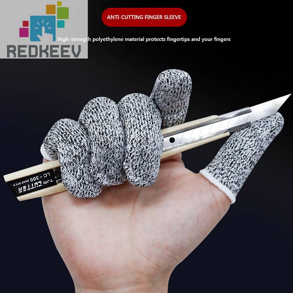 Bộ 10 Vỏ Bọc Bảo Vệ Ngón Tay Chống Đứt Tái Sử Dụng Được Cho Nhà