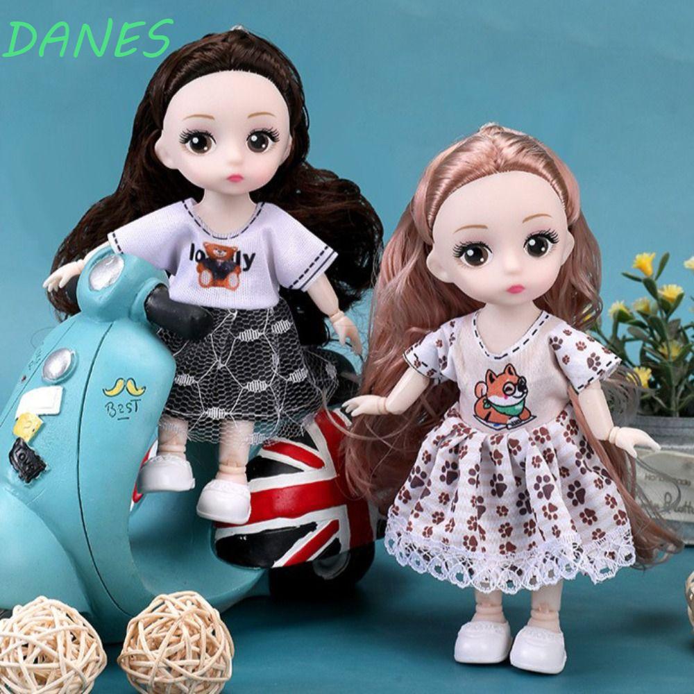 Búp Bê Daanes Mặc Đồ Dễ Thương Bằng PVC 17cm