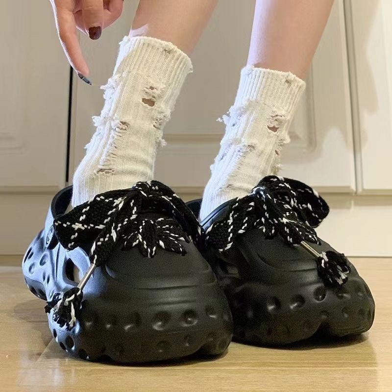 FEIJIANU dép Cross dép sandal nữ giày đi biển đáng yêu thoải mái27Z23070321