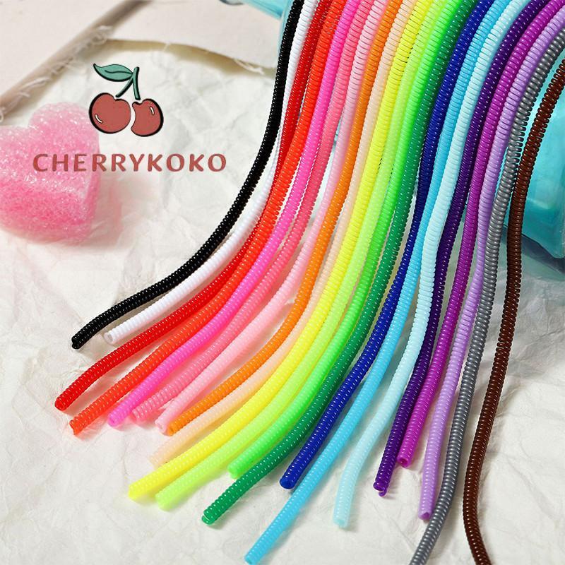 🍒🍒CHERRYKOKO Dây quốn Sạc, Cáp, Tai Nghe Nhiều Màu Giá Rẻ