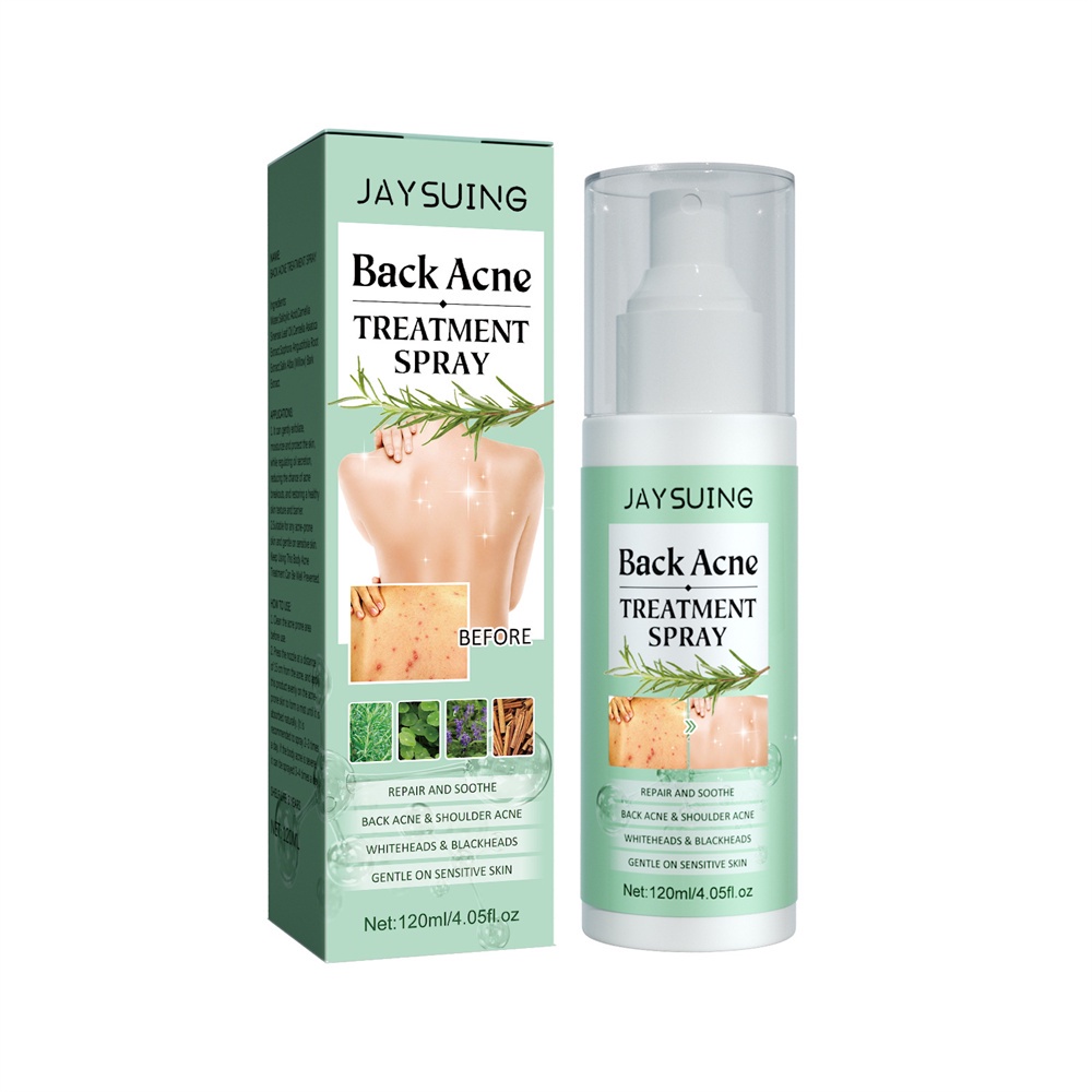 Xịt giảm mụn/ sẹo JULYSTAR phục hồi và làm sáng/ chăm sóc da cho vùng lưng/ vai 120Ml
