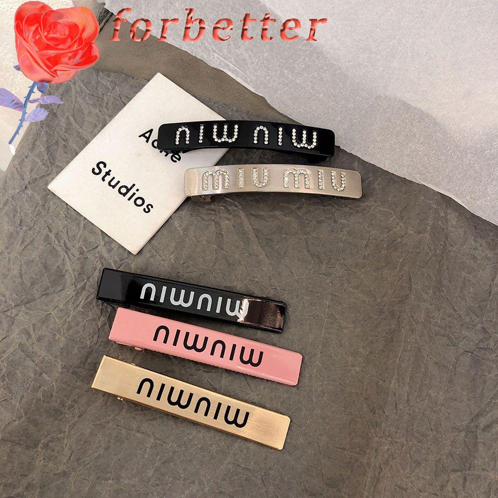 FORBETTER Kẹp Tóc Mỏ Vịt Dễ Thương Ngọt Ngào Cho Nữ