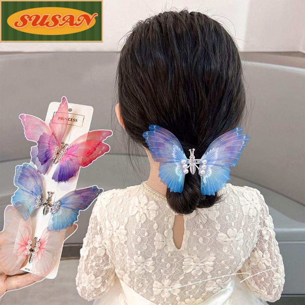 SUSANS Kẹp Tóc Hình Bươm Bướm Thời Trang Cho Nữ