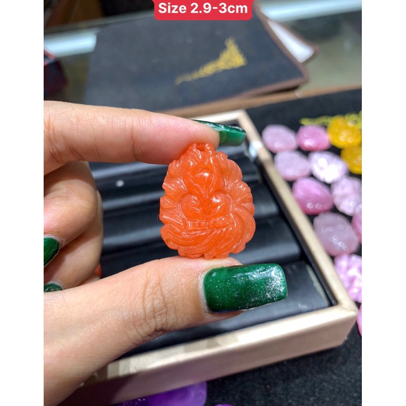 Mặt dây đeo cổ Hồ Ly chúa dáng xoè đuôi