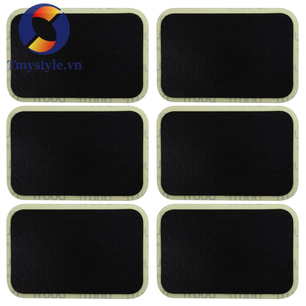 Bộ 6 Miếng Vá Lốp Xe Đạp Bằng Cao Su Không Keo