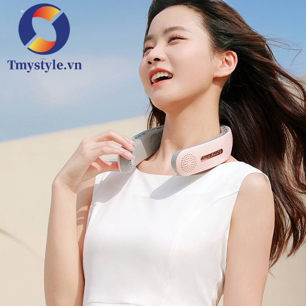 Quạt Làm Mát Đeo Cổ Không Cánh Tiện Dụng Khi Chơi Thể Thao / Du Lịch