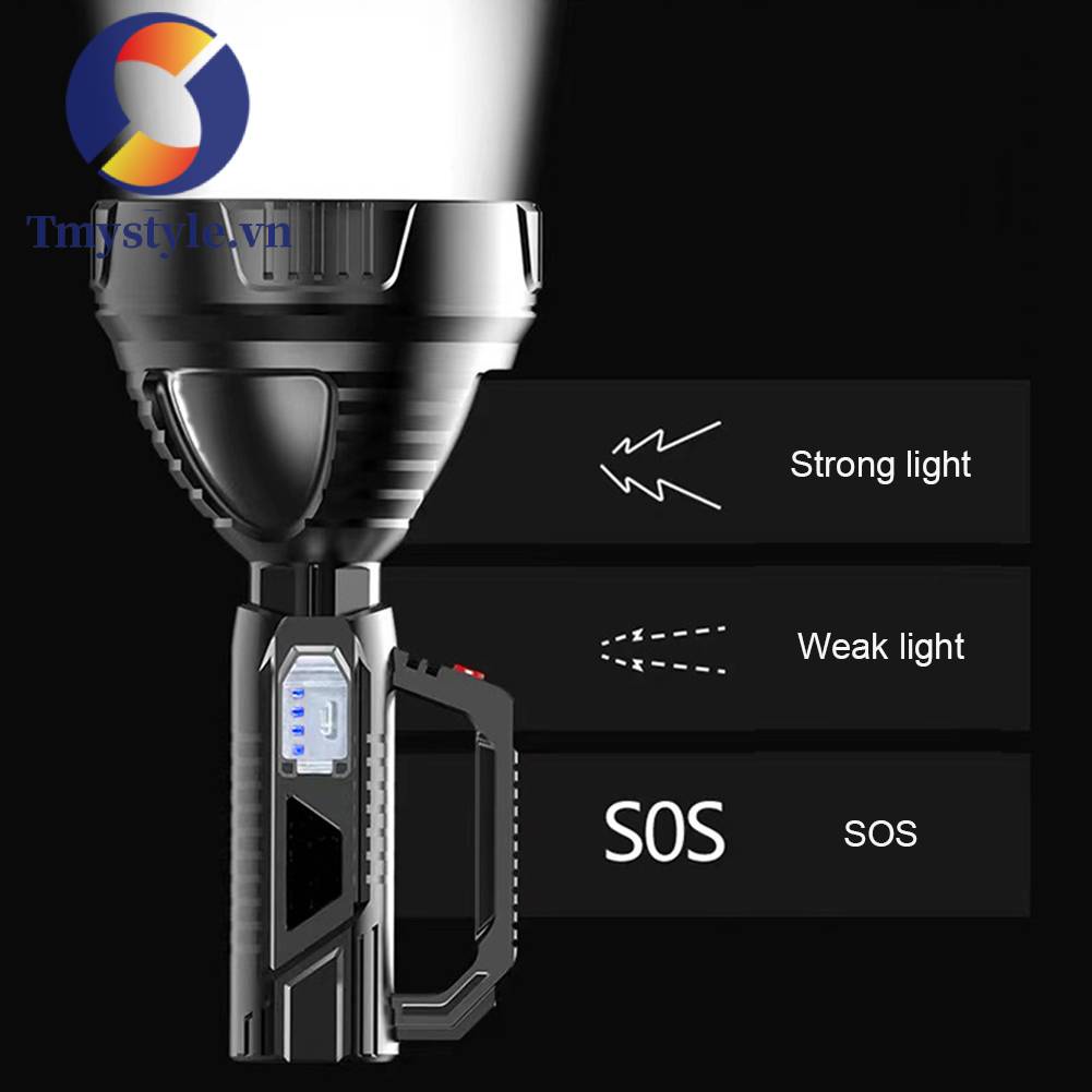 Đèn Pin LED Cầm Tay 3 Chế Độ Tiện Dụng Khi Đi Câu Cá / Leo Núi