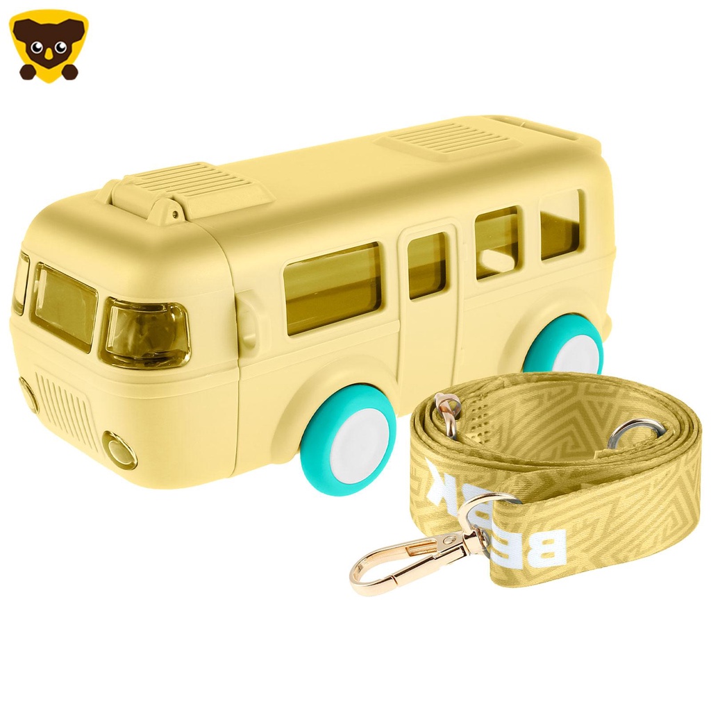 Bình Nước Hình Vuông 500ml Có Dây Đeo Vai Cho Bé SHOPCYC4849