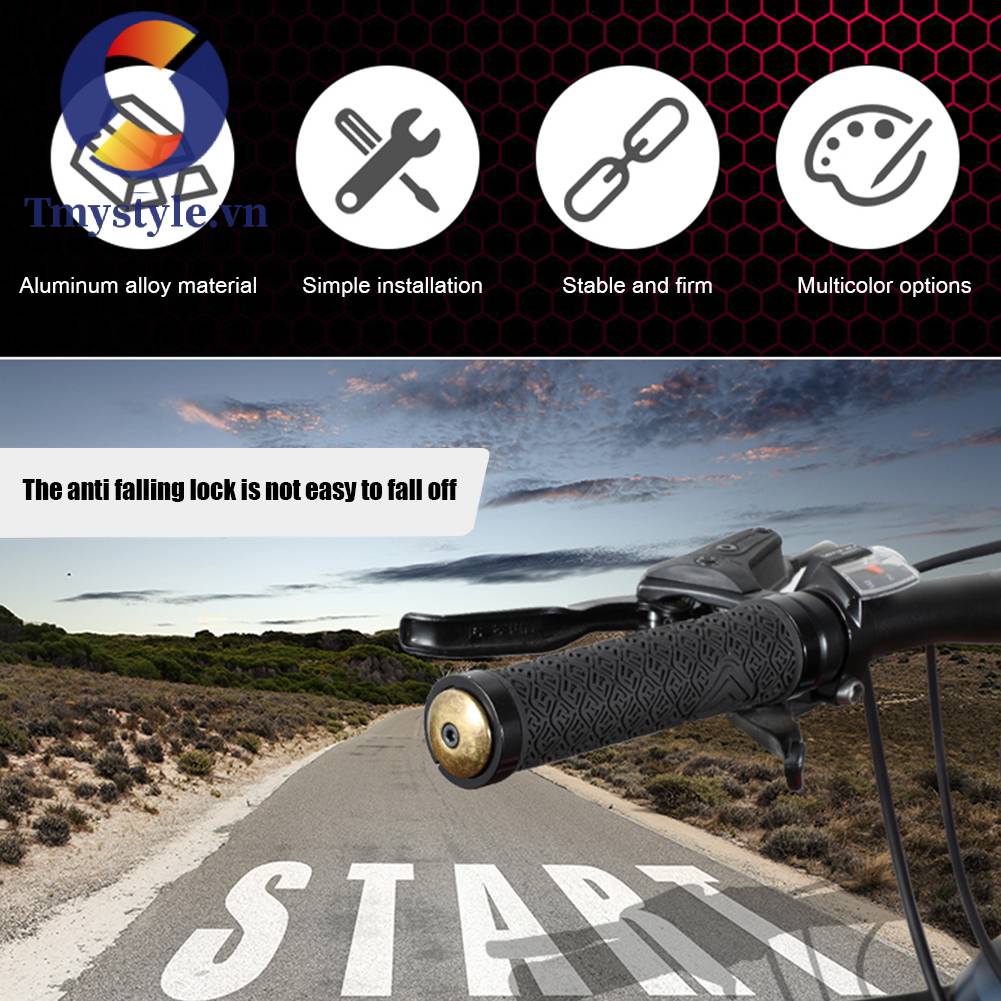 2 Nút Gắn Tay Cầm Xe Đạp Bằng Hợp Kim Nhôm