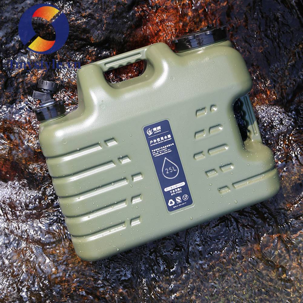 Bình Đựng Nước Khẩn Cấp 25L Kèm Vòi Tháo Rời Được