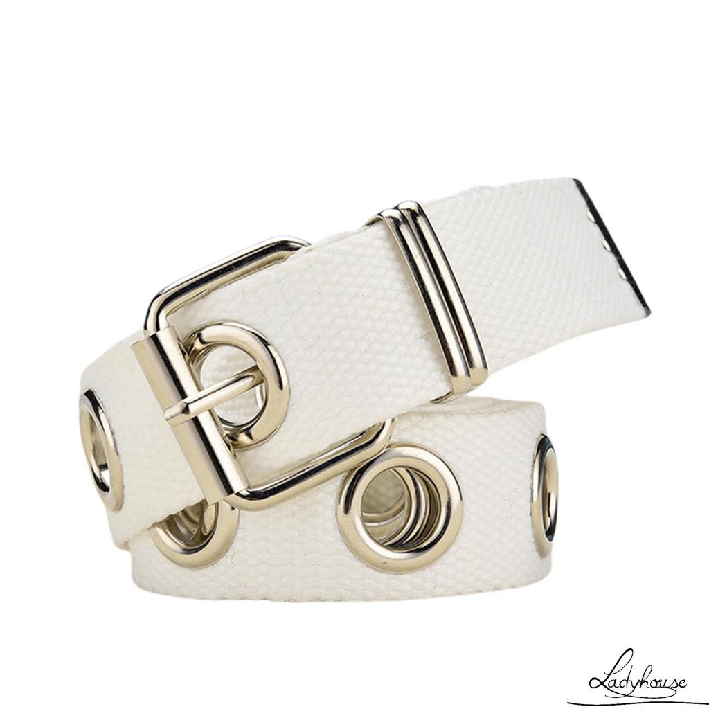 Thắt Lưng Đơn / Đôi Đinh Tán Phong Cách Punk Với Dây Xích 2 Lỗ Có Thể Tháo Rời Cho Nữ