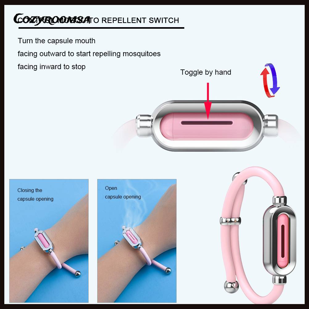 Vòng Đeo Tay Đuổi Muỗi Cắn Tiện Dụng