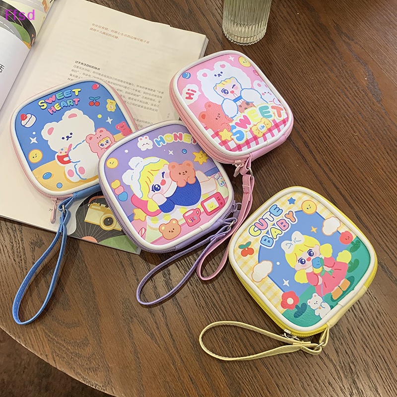 {Ffsd} Ví Đựng Tiền Xu Mini Mềm Mại Hình Chim Cánh Cụt Tích Cực Nhồi Bông Quà Tặng Cho Bé Gái *