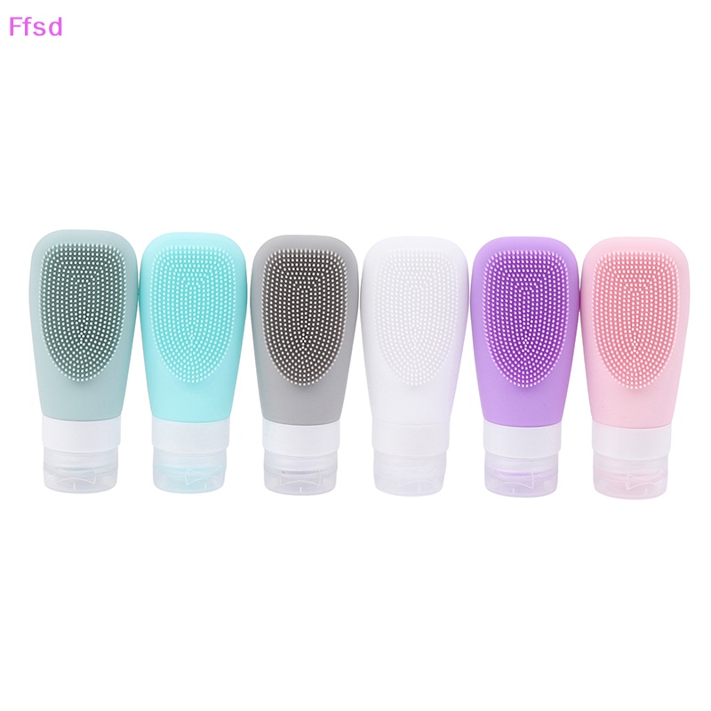 {Ffsd} Bộ Chai Silicone Rỗng Dạng Nhấn Đựng Mỹ Phẩm / Dầu Gội Đầu Có Thể Bơm Đầy Lại * Bán Chạy