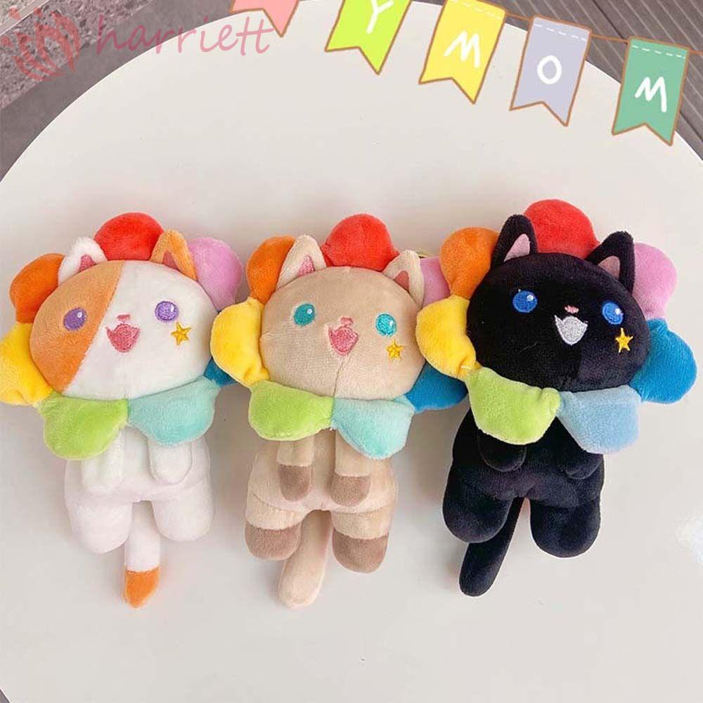 HARRIETT Móc Khóa Hình Chú Mèo Nhồi Bông Đáng Yêu