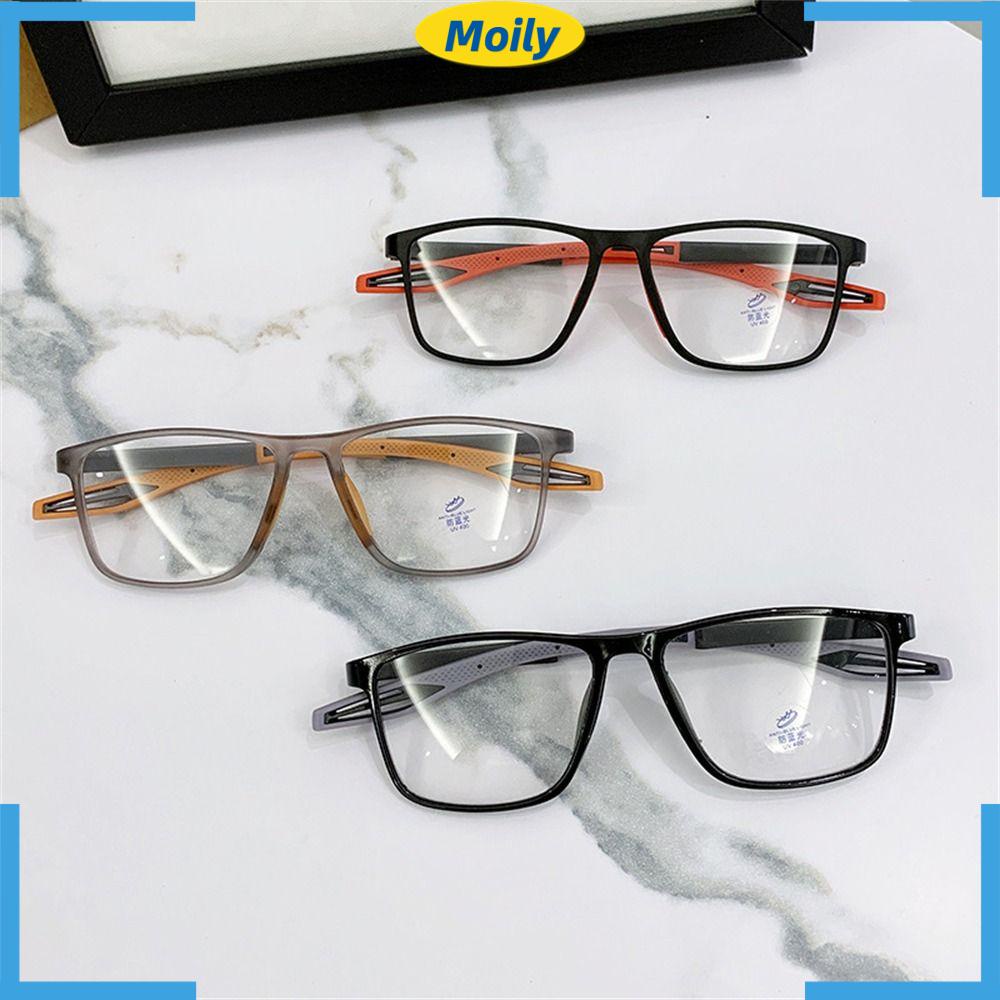 MOILYVN Mắt Kính Chống Ánh Sáng Xanh Gọng Lớn Bằng Silica Gel Thời Trang Cho Nữ