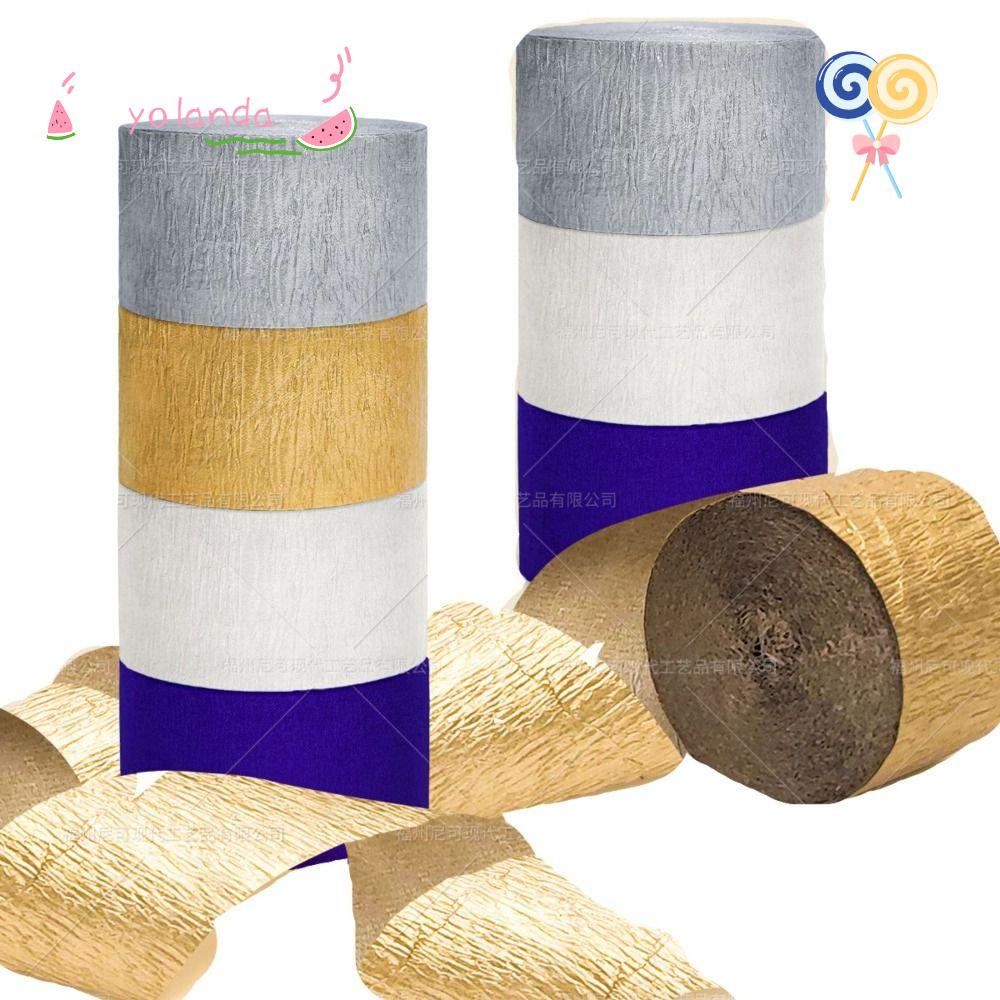 YOLA Set 8 Cuộn 8 Cuộn 82 Ft / Roll Giấy Vàng Chuyên Dụng Cho Làm Đồ Trang Sức Khăn Quàng Cổ Cho Đám Cưới