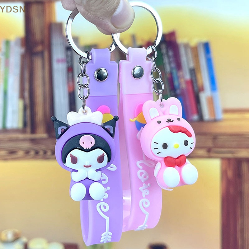 [YDSN] Móc Khóa Mô Hình Nhân Vật Hoạt Hình Anime Ngôi Sao Cinnamoroll Melody Hello Kitty Đáng Yêu Treo Túi Quà Tặng Cho Trẻ Em RT