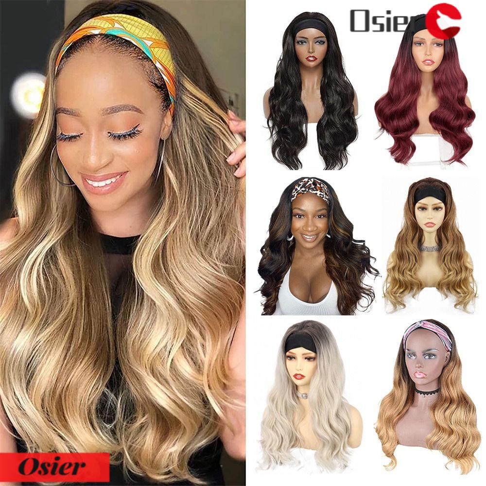OSIER1 Băng Đô Cài Tóc Giả Chịu Nhiệt Hóa Trang Chất Lượng Cao Cho Nữ