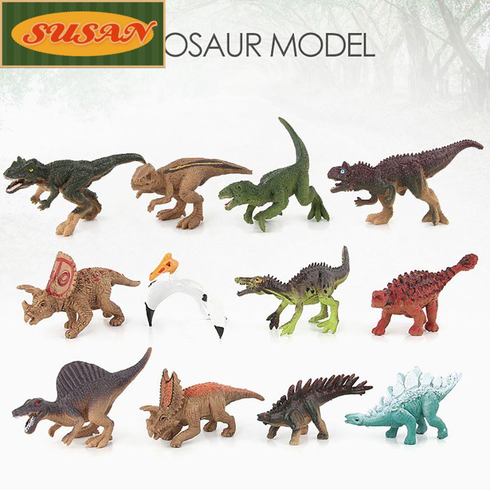 SUSANS Set 12 Mô Hình Khủng Long Đồ Chơi Cho Bé