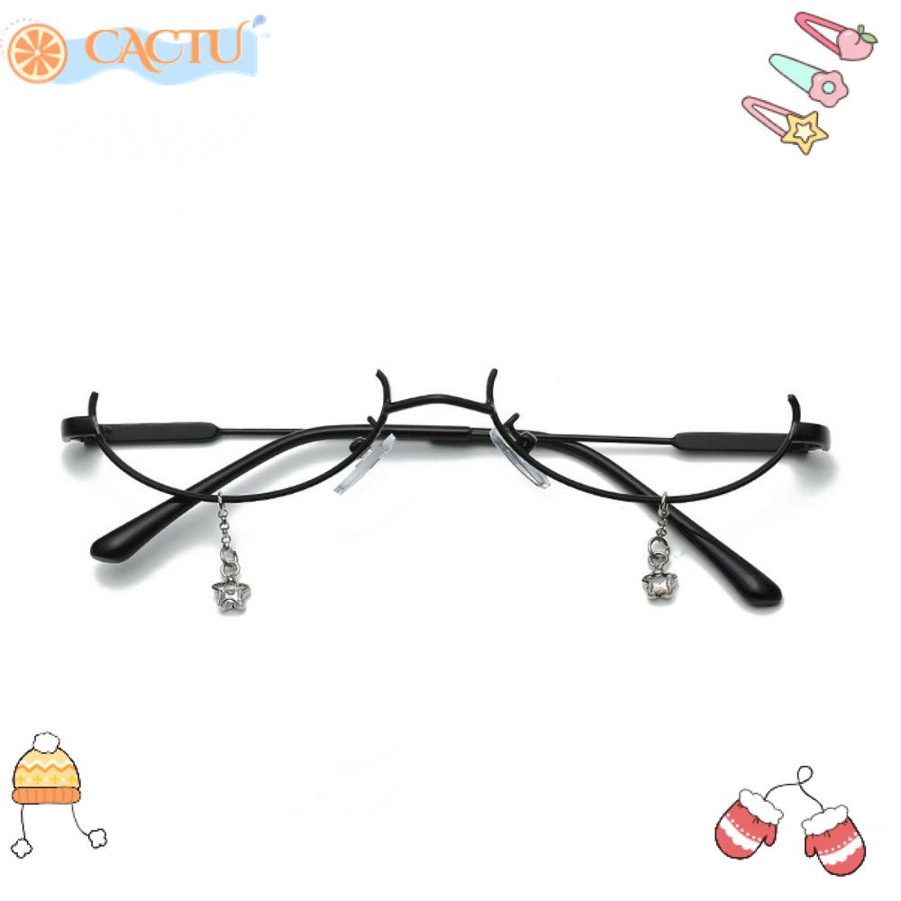 CACTU Gọng Kính Hình Giọt Nước Thời Trang