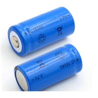 Pin sạc 16340 cr123a 3.7v 1300 mah - pin chạy quạt, đèn, đồ chơi, máy cạo râu