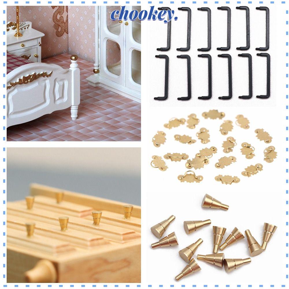 CHOOKEY Set 12 / 20 Tay Nắm Cửa Mini Xinh Xắn Cho Nhà Búp Bê