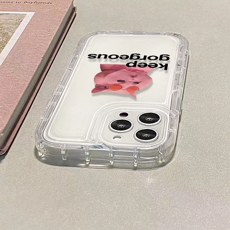 Ốp Điện Thoại TPU Silicon Mềm Trong Suốt Chống Sốc Cho IPhone 11 12 13 14 Pro Max 7 8 Plus X XS XR SE 2020