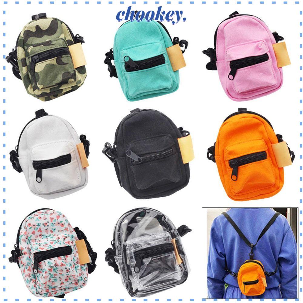 CHOOKEY Túi Da Thời Trang Xinh Xắn Cho Búp Bê Tỉ Lệ 1 / 6