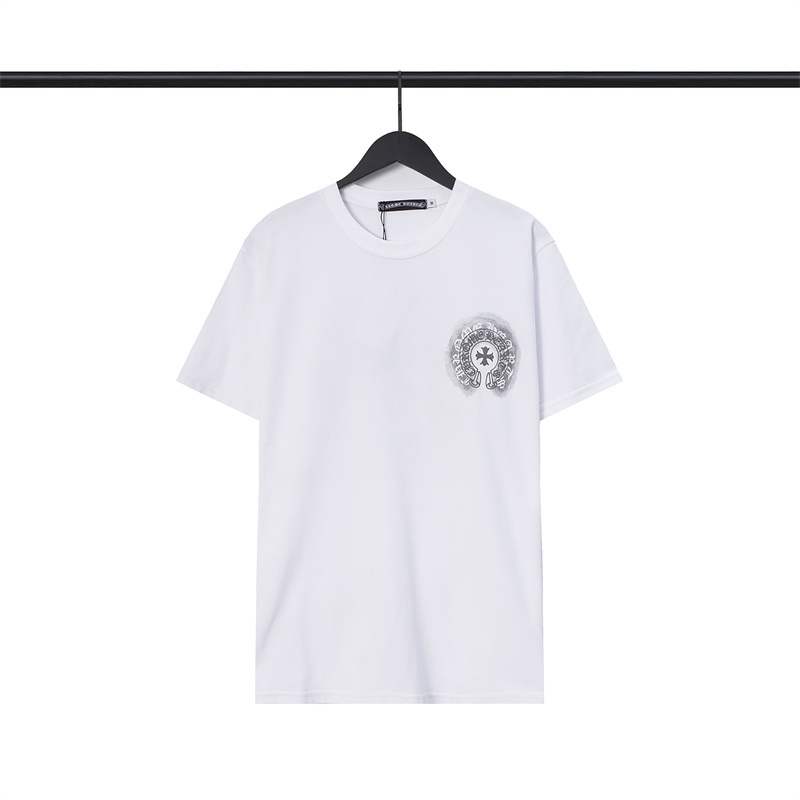 Áo Thun Ngắn Tay In Chữ Chr-Come88He-Ars Chất Lượng Cao Thời Trang Mùa Hè