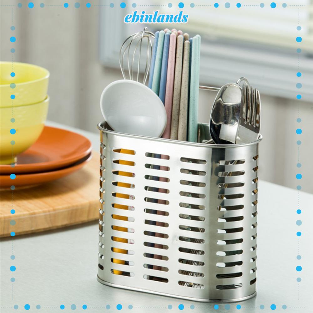 EBINLANDS Giá Đỡ Đũa Ráo Nước Bằng Thép Không Gỉ Tiện Lợi Dành Cho Nhà Bếp