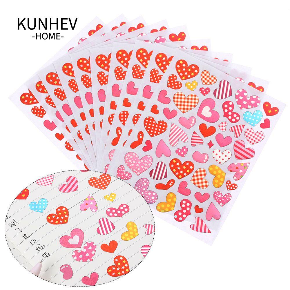 KUNHEV Bộ 10 Miếng Dán Trang Trí Hình Ngôi Sao Năm Cánh