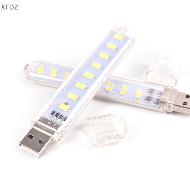 Đèn LED USB Mini 8 Bóng Di Động Tiện Dụng Cho PC / Laptop