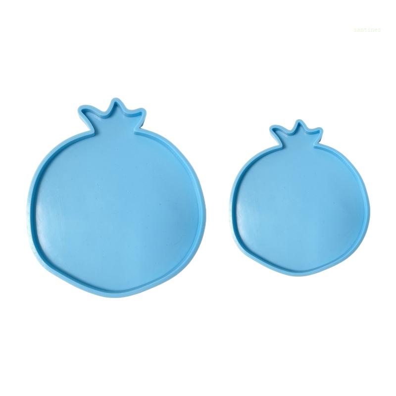 Khuôn Silicone Làm Đế Lót Ly Bằng Resin Epoxy Hình Quả Lựu Độc Đáo DIY