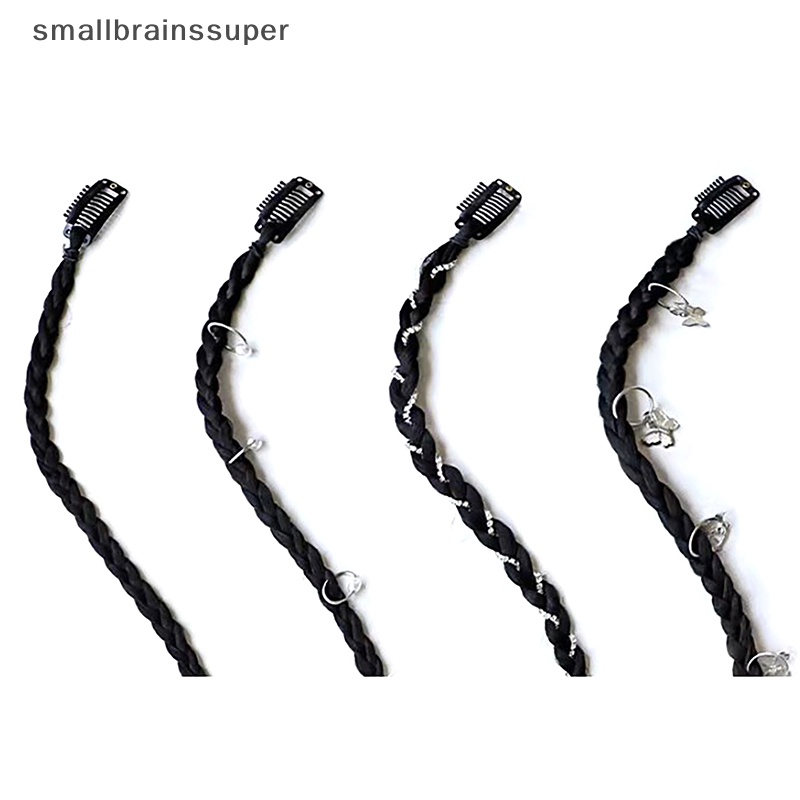 Smallbrainssuper Y2K Tóc Giả Thắt Bím Thời Trang Cá Tính Không Để Lại Dấu Vết Dành Cho Nữ SBS