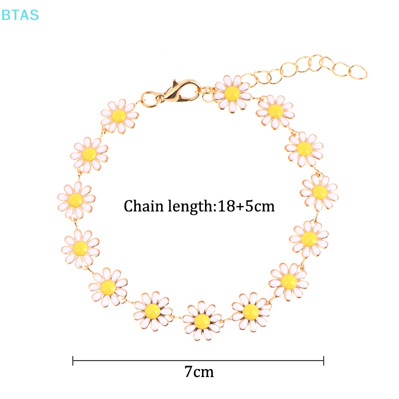 Bộ 3 Vòng Tay Họa Tiết Hoa Cúc Thời Trang Cho Nữ