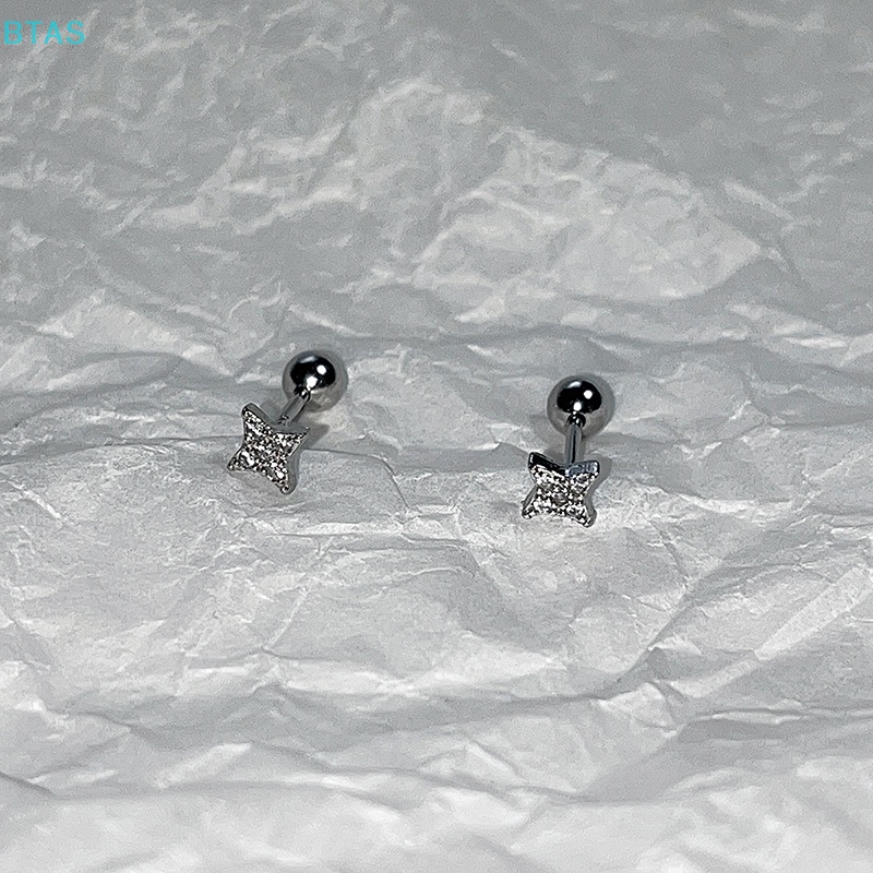 1 Cặp Bông Tai Ngôi Sao Dạng Xoắn Ốc Thời Trang Dự Tiệc Cho Nữ