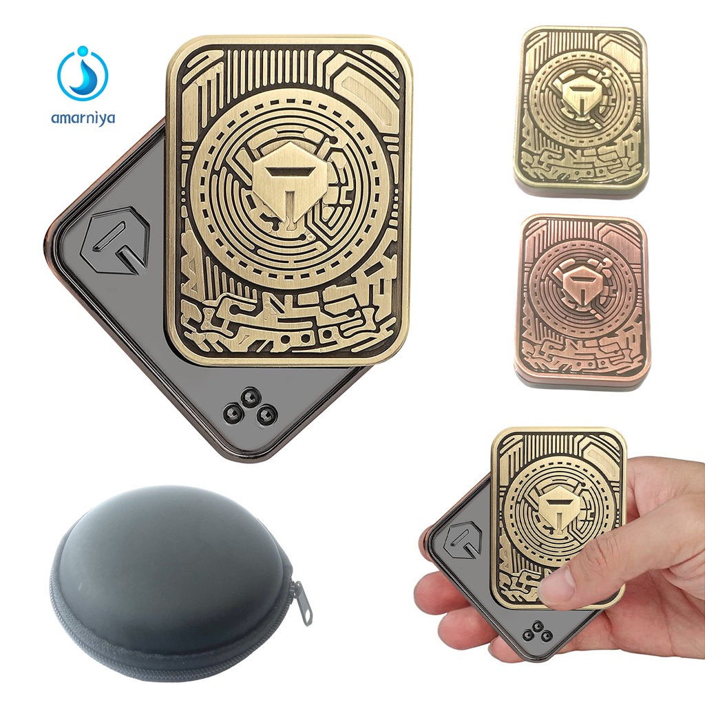 (Shop Amart) Đồ Chơi Thẻ Bài Kim Loại Cảm Biến Kích Thước Nhỏ Giảm Căng Thẳng