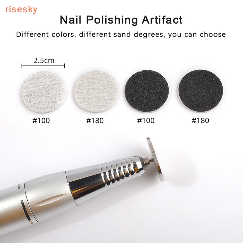 Set 50 Miếng Giấy Nhám Hình Đĩa Chà Nhám Cho Bàn Chân